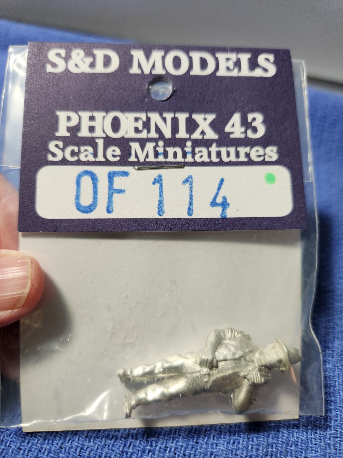 S&D Models Phoenix 43- OF-114 Gypsy or countryman wearing hat with sack over