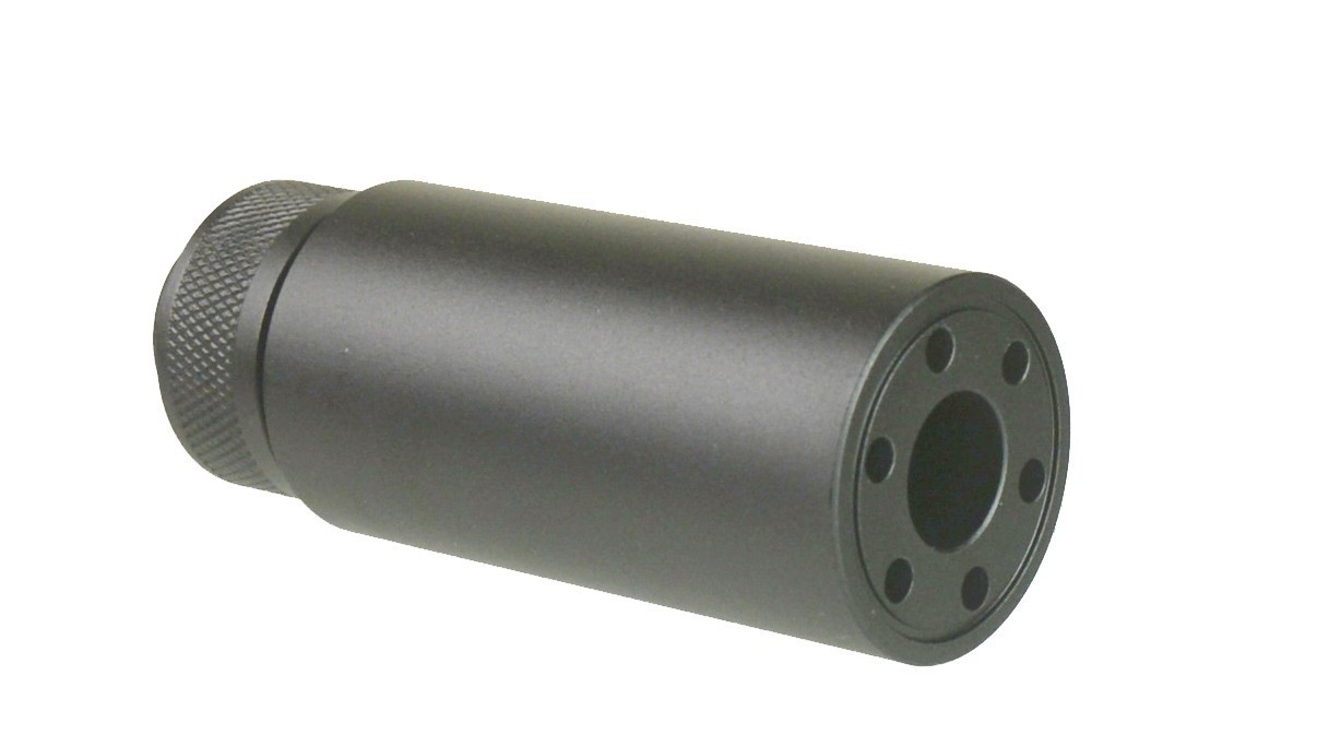 Low Concussion Muzzle Brake 3.2 inch 1/2x28 Thread 223/556 Linear Compensator