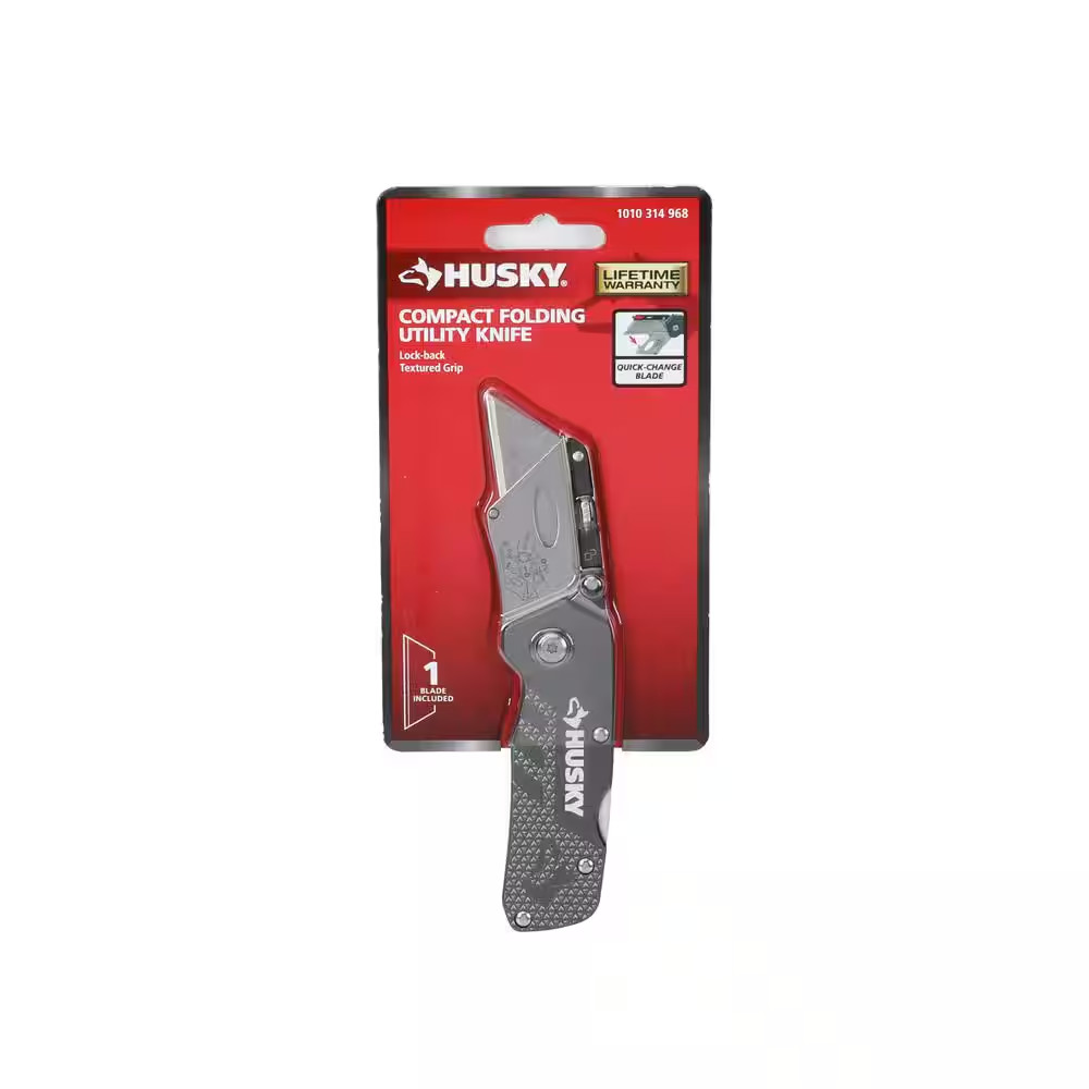 Compact Folding Lock Back Utility Knife