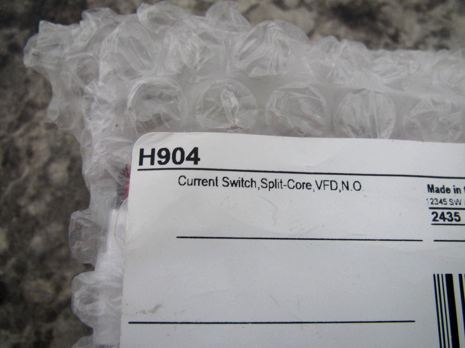 New Veris Hawkeye H904 / 904 VFD NO Split-Core Current Switch Free Shipping
