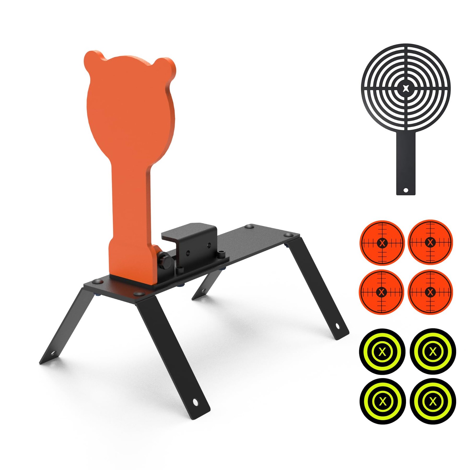 Knine Outdoors 3/8 Ar500 Auto Reset Target Steel Target For Shooting Range