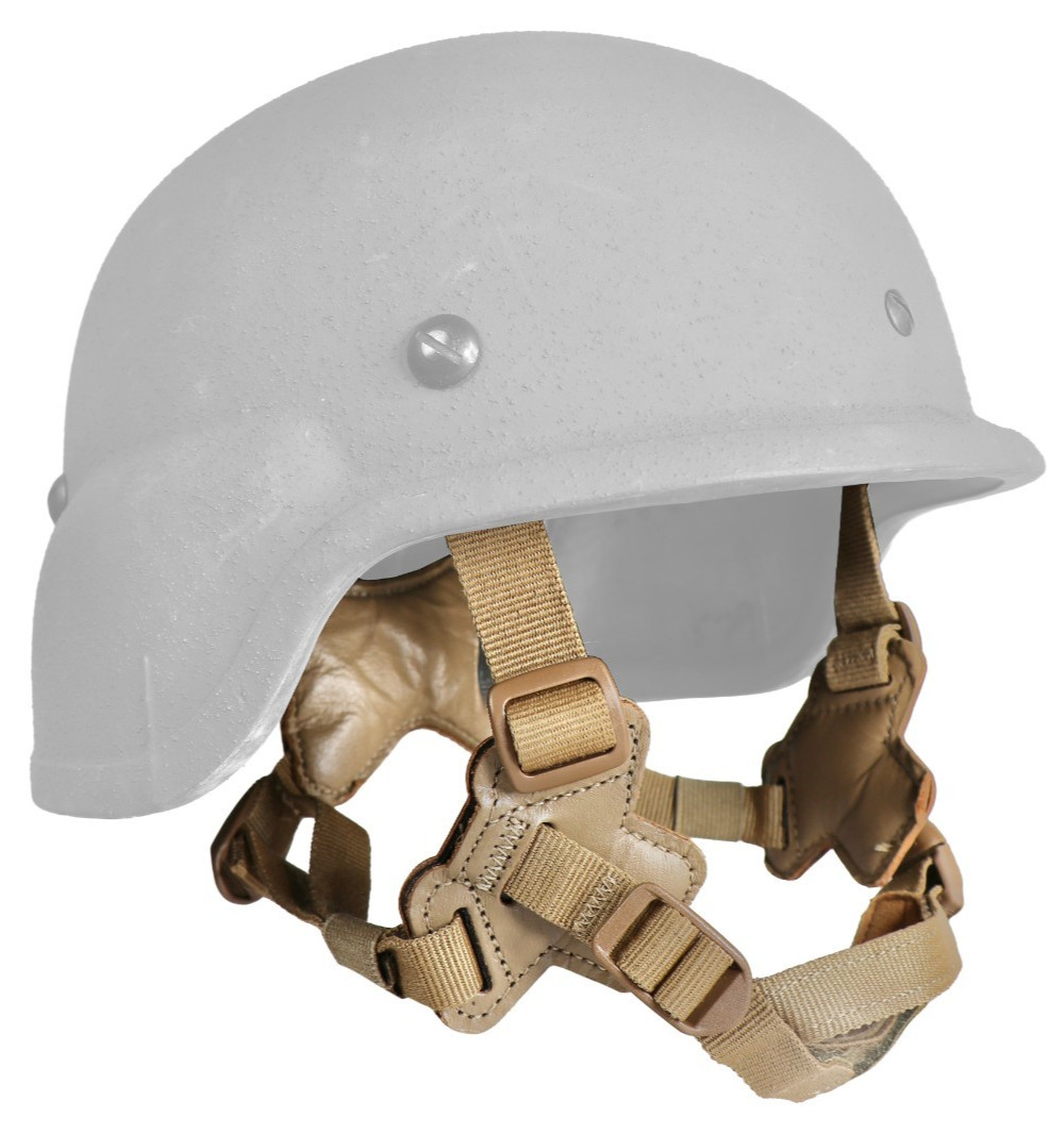 NEW Medium/Large - USMC Coyote LWH Helmet Retention Chin Strap Assembly M/L