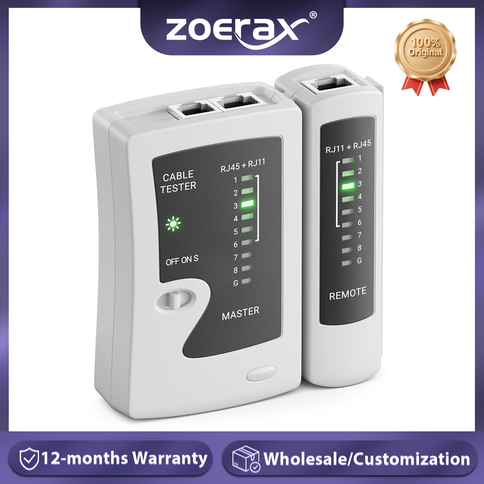 Cat5 CAT6 RJ11 RJ12 RJ45 Network Ethernet Lan Internet Cable Tester Test Tool