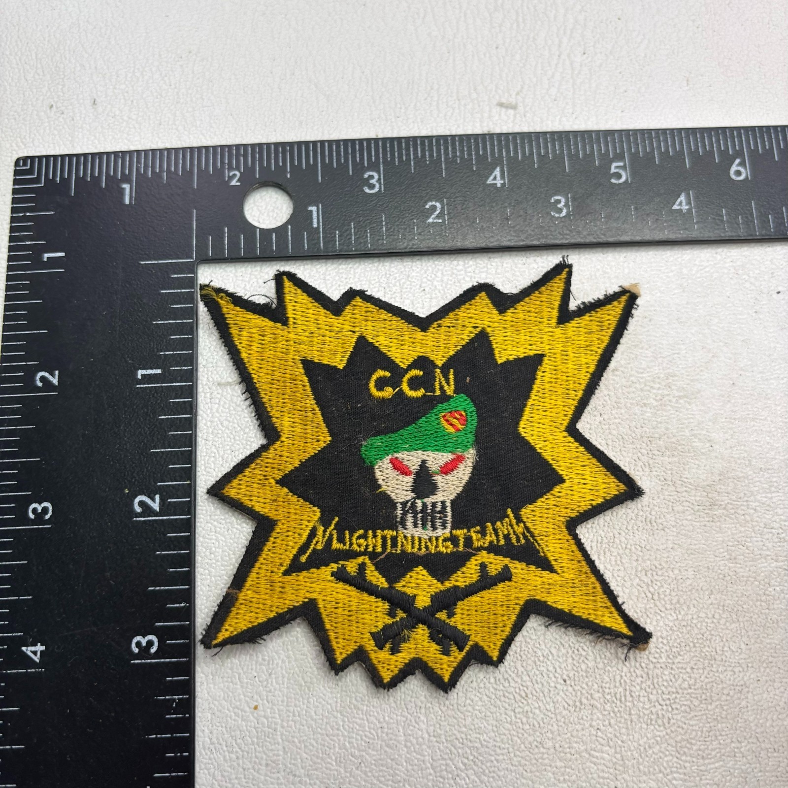 Likely RECENT-MAKE But Looks Old (CCN) MACV-SOG Unit Military Patch 64ab