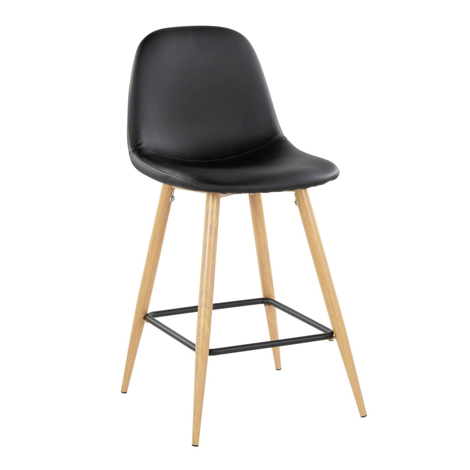 Carson Carrington Stone Natural Counter Stool - Set Of 2