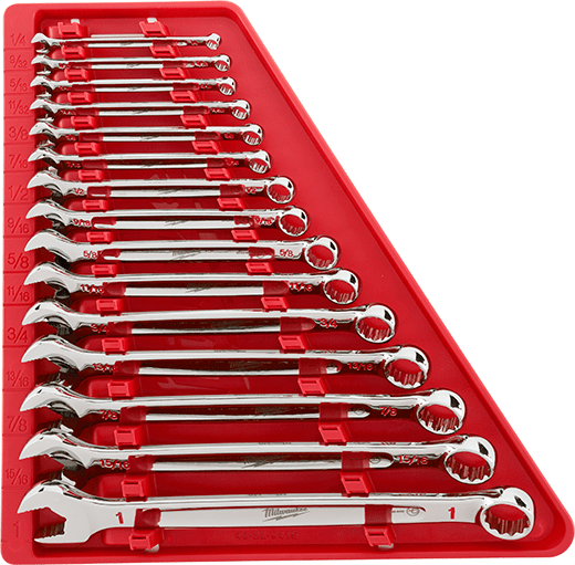 Milwaukee 48-22-9415 15pc Combination Wrench Set - SAE
