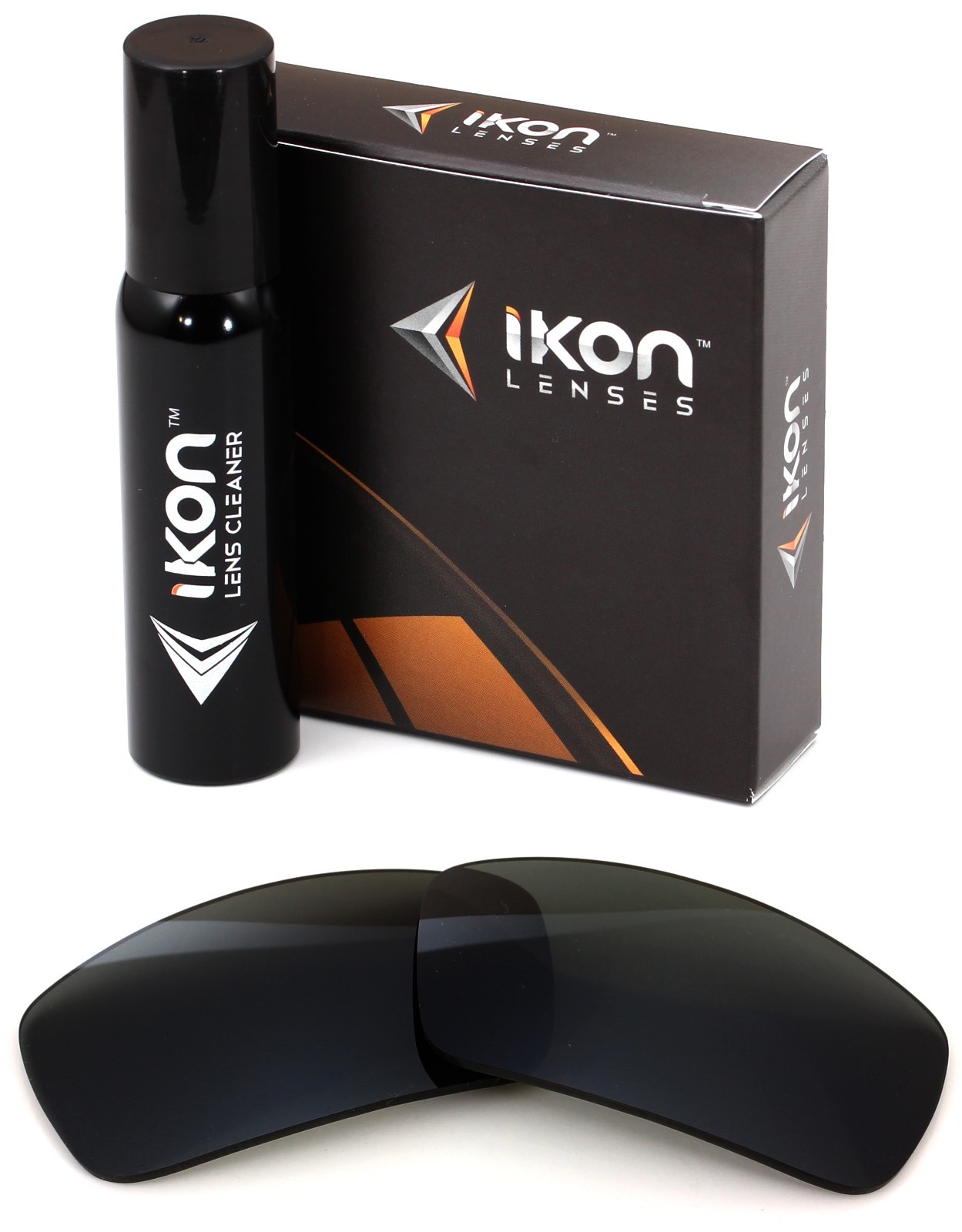 Polarized IKON Replacement Lenses For Spy Logan Sunglasses Black
