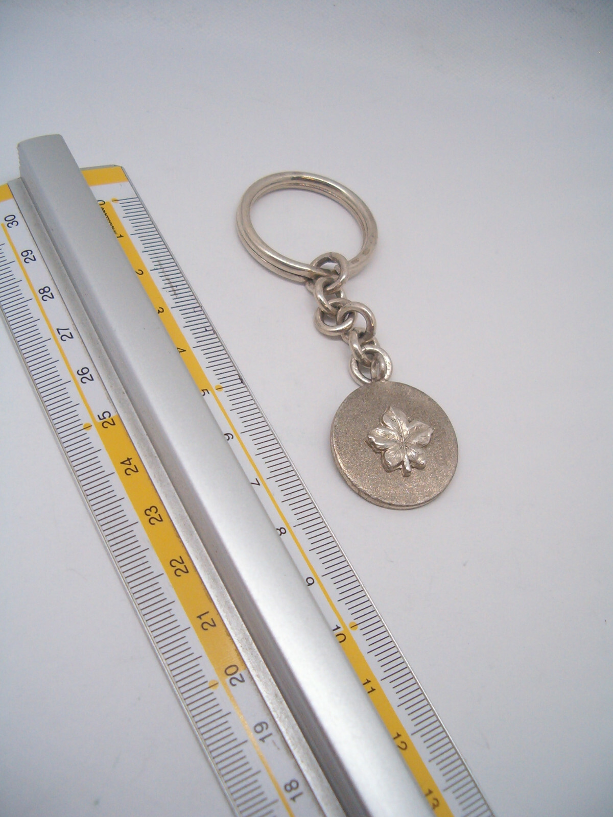 925 Silver Keychain with EDERA Leaf Lucky Charm - Lucky -