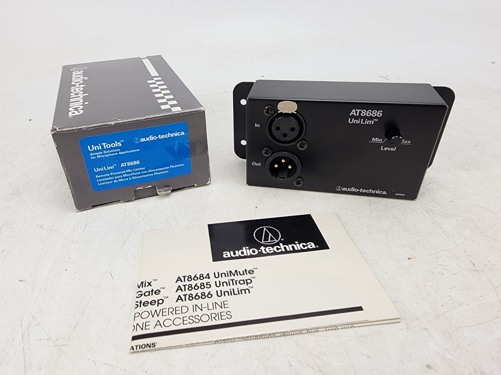 Audio-Technica AT8686 UniLim Remote Powered Microphone Limiter Box Tested