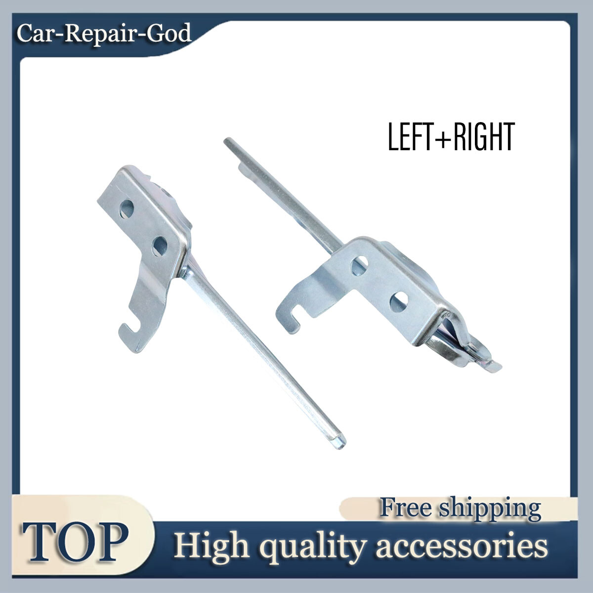 For Volkswagen Tiguan 2009-18 Front Hood Hinge Driver & Passenger Side Pair