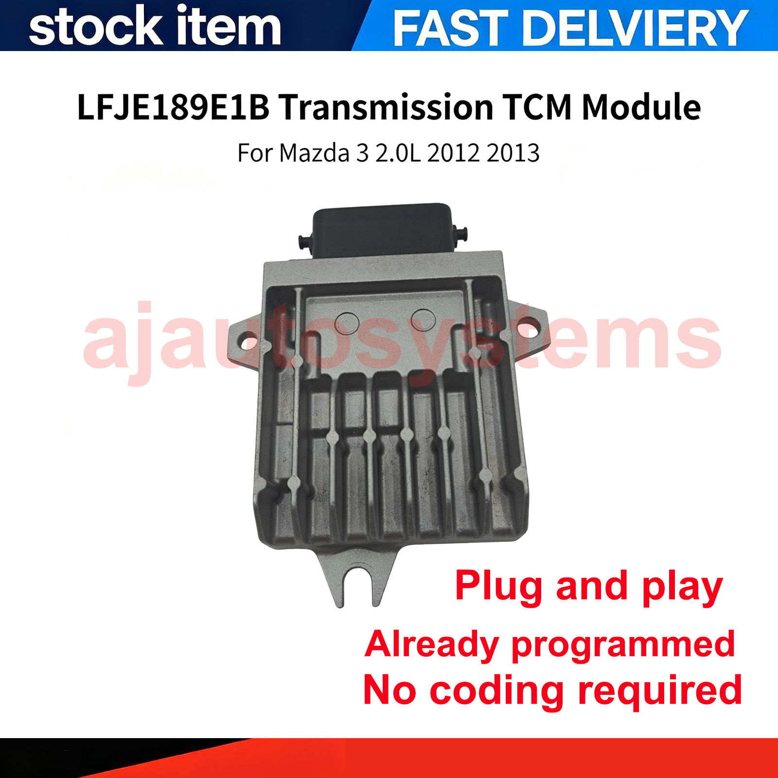 LFJE189E1B Transmission TCM Replacement Module For Mazda 3 2.0L 2012 2013