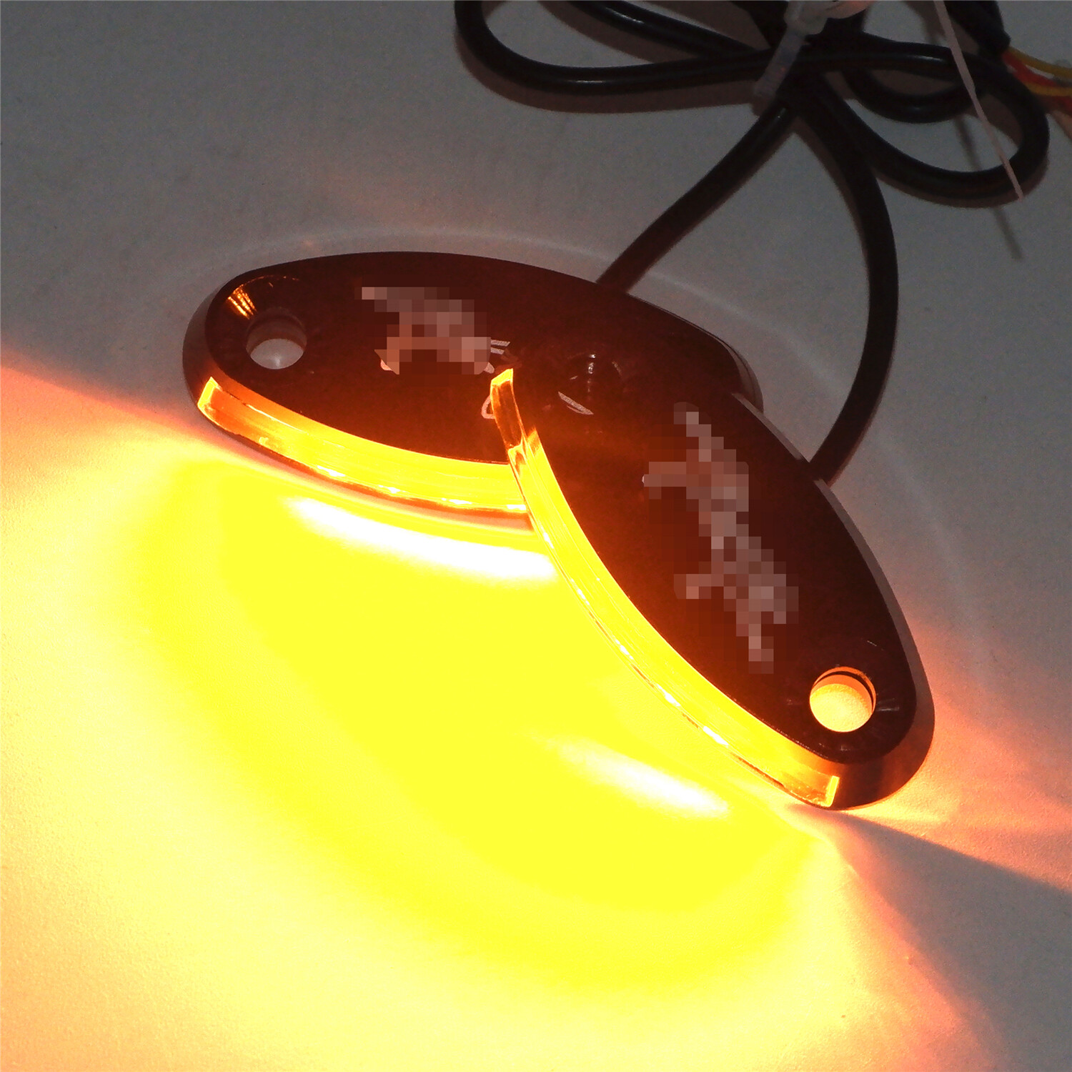 LED Signal Mirror Block Off Base Plate For 03-11 Honda CBR 600RR 04-07 CBR 1000R