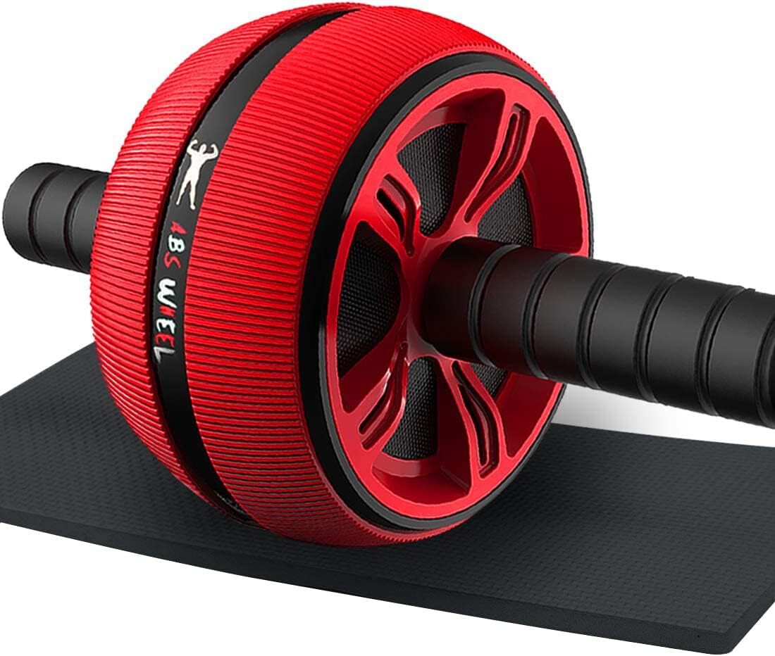 Ultra Wide Ab Wheel With Knee Pads Portable Core Trainer For Abs And Stability