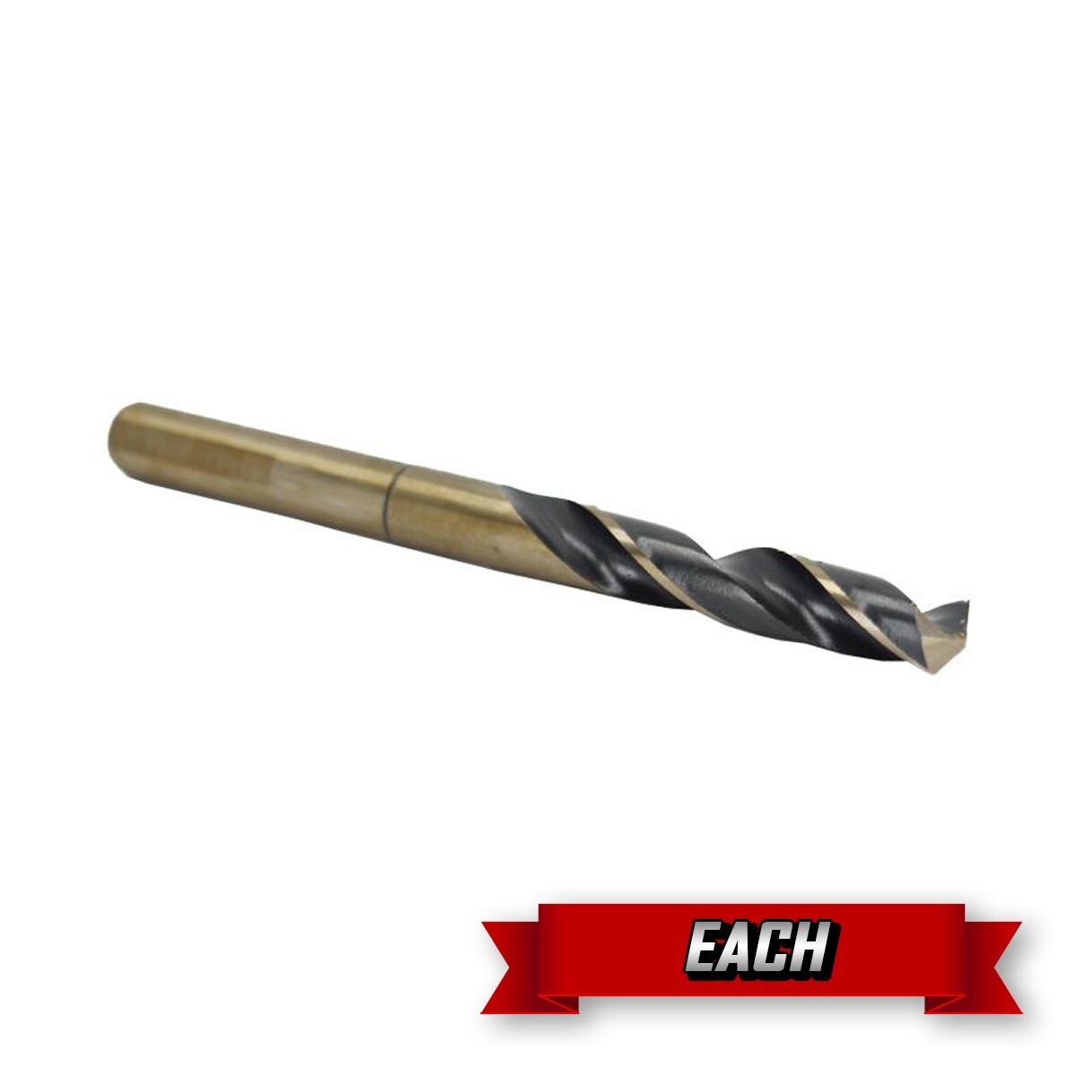 Drill America Drill Bit, 1/2" Reduced Shank, KFD Black & Gold, 39/64" {Each}