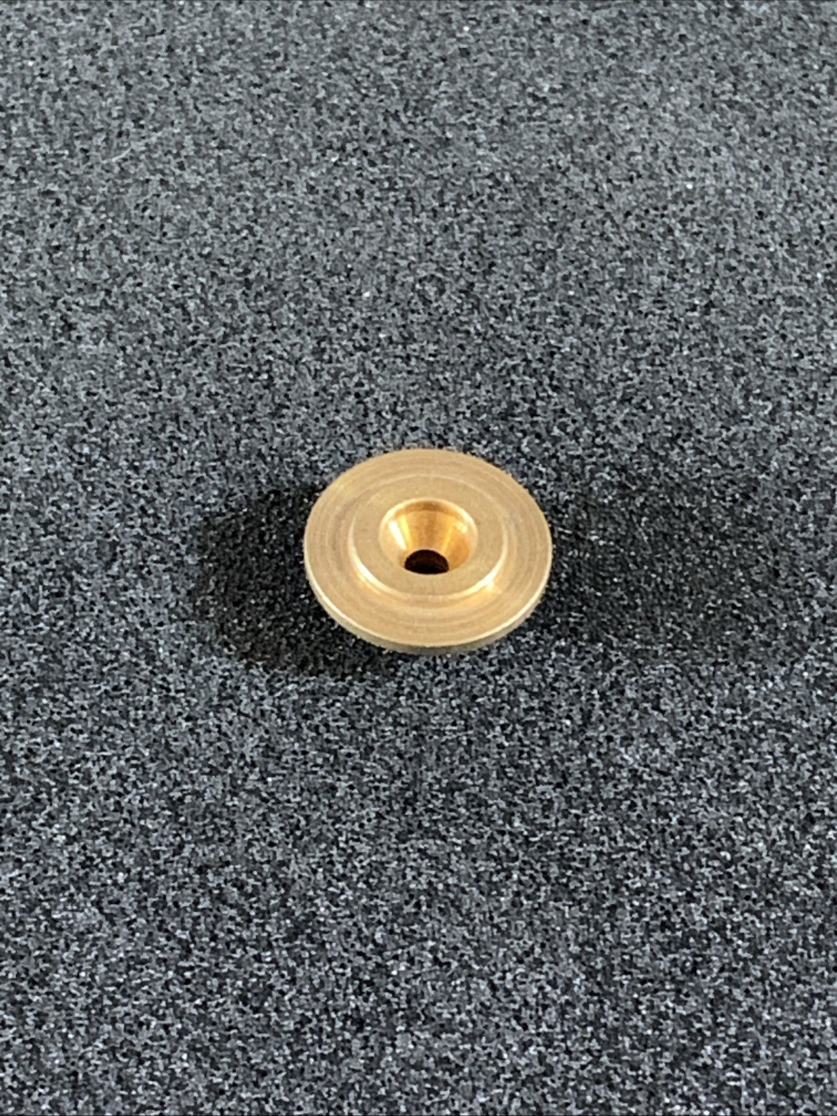 80’s Solid Brass Electric Bass or Guitar String Retaining Tree Vintage Part