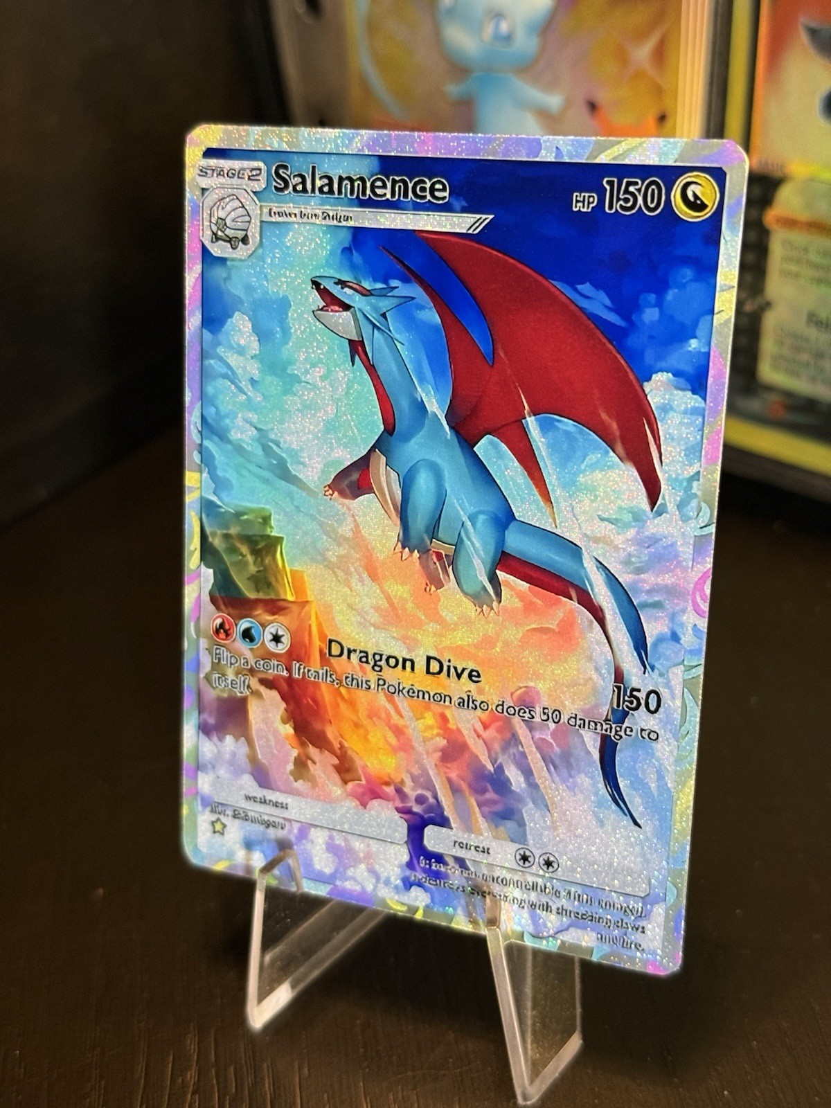 Pokemon TCG Pocket Salamence Card - Printed Sharp! | Fantastical Parade