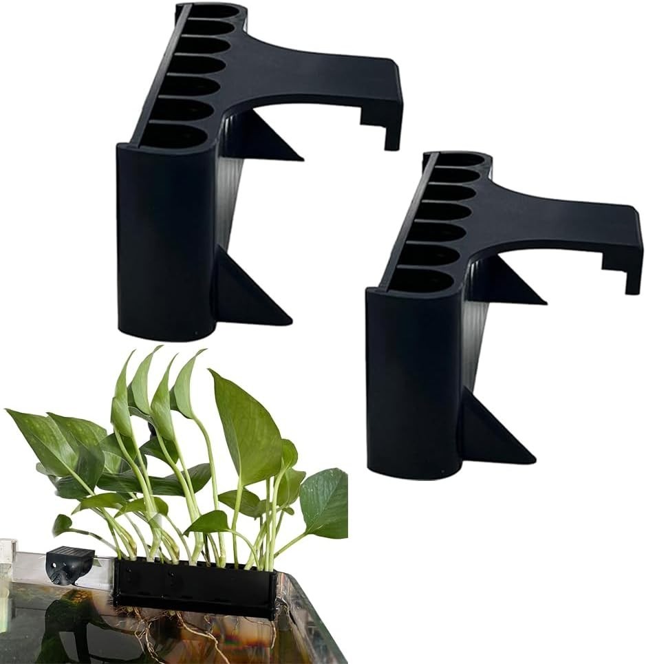 2PC 7 Holes Upgraded Aquatic Plant Cup Aquarium Plant Holder for Tank -