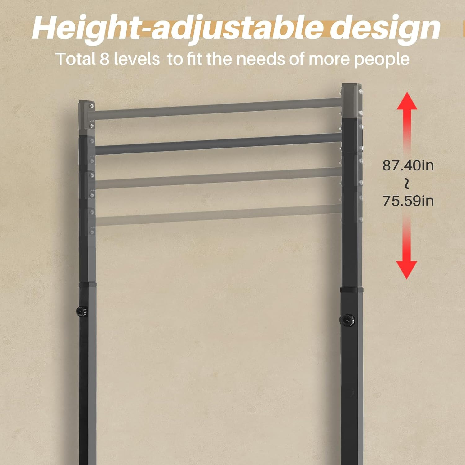 Pull up Station, Power Tower Portable Pullup Bar Station, Pull up Bar for Home