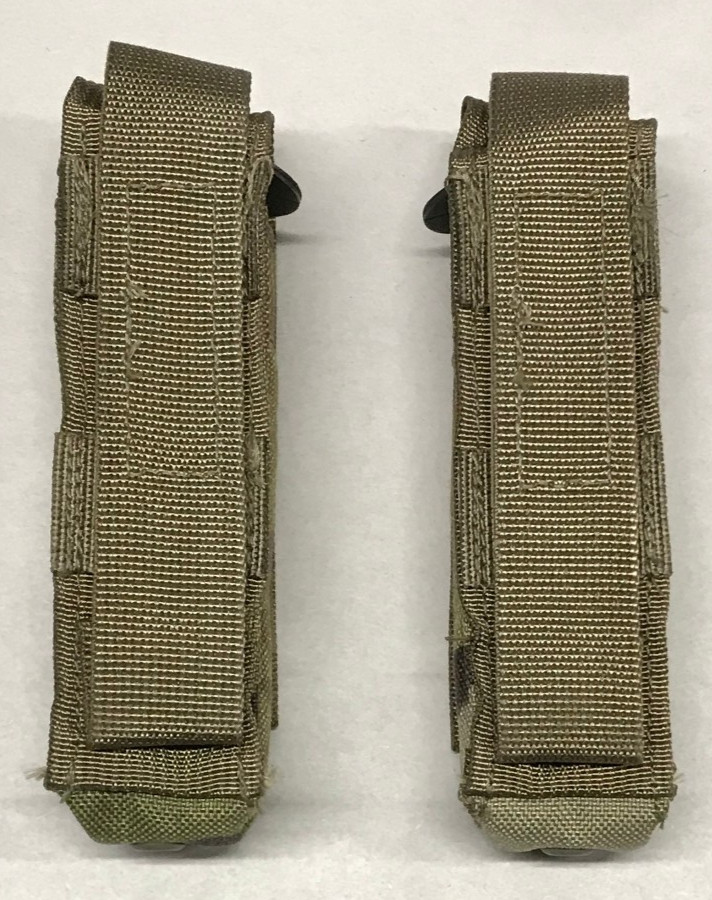 MULTICAM MOLLE II Single 9mm Magazine Pouch USGI NOS 2 Each
