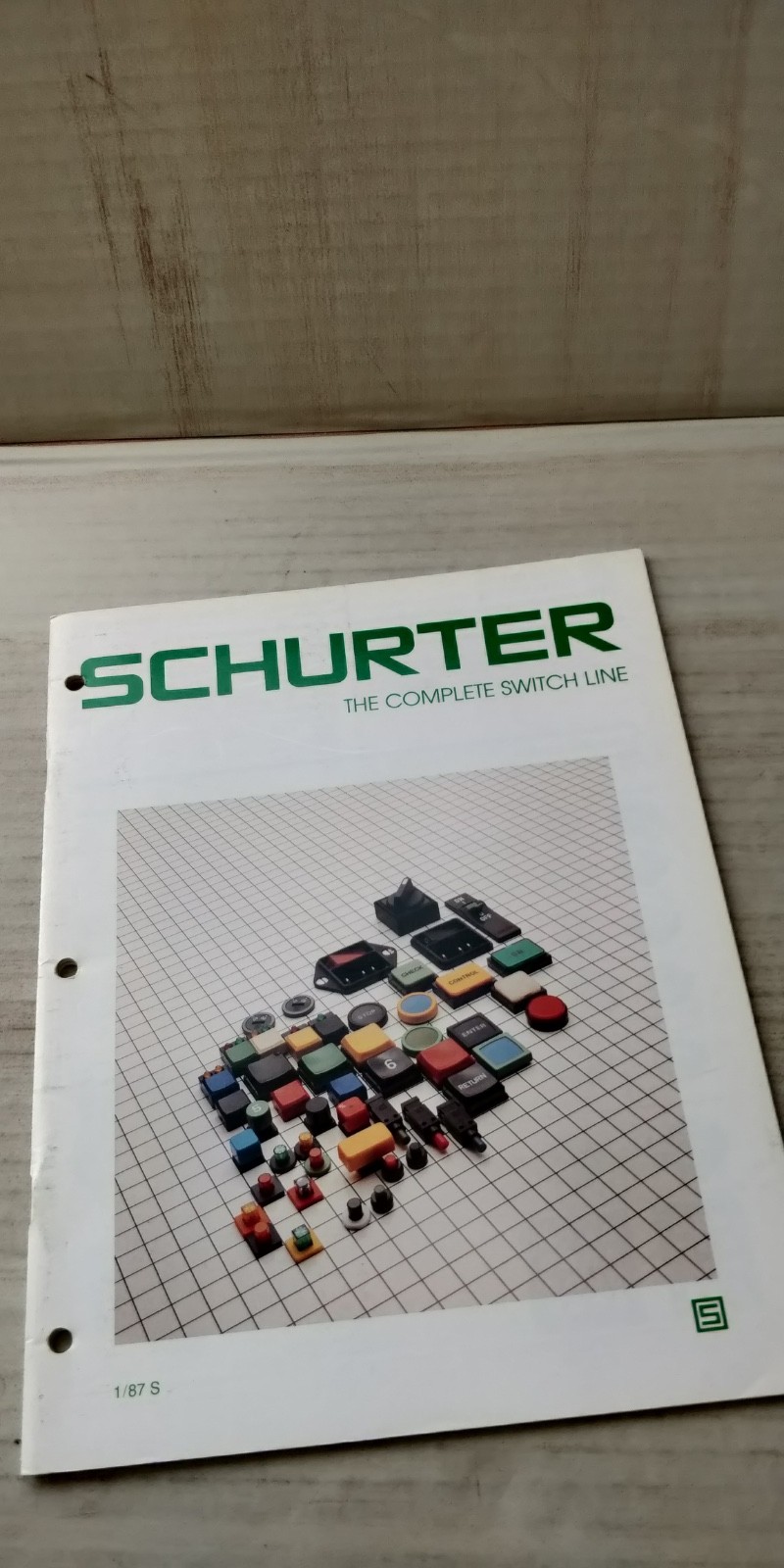 1987 SCHURTER THE COMPLETE SWITCH LINE CATALOG C5