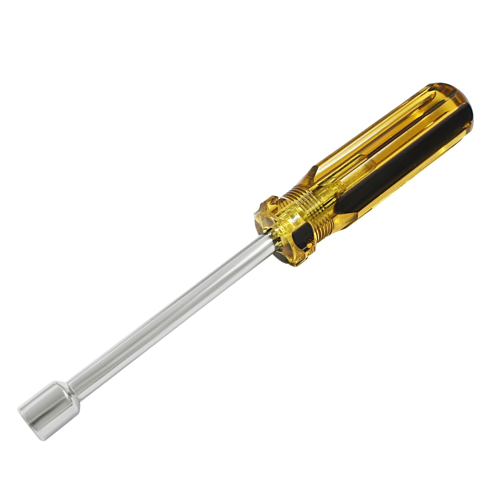 Biaungdo 7mm Socket Wrench Screwdriver, Hex 7mm, Gold