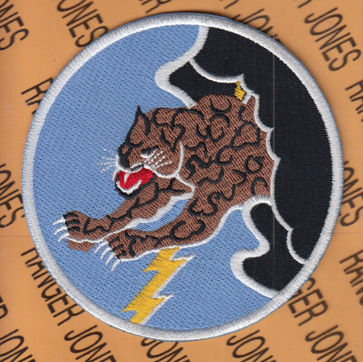 USAF Air Force 81st Fighter Sq FS PANTHERS ~4" patch c/e