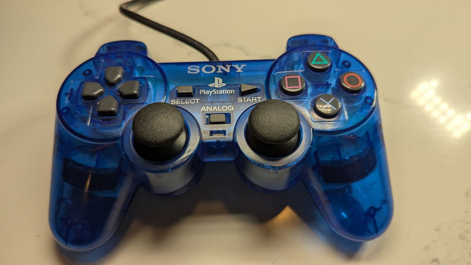 Lovingly Restored, Super-Clean Sony PlayStation2 PS2 Dualshock2 Wired Controller
