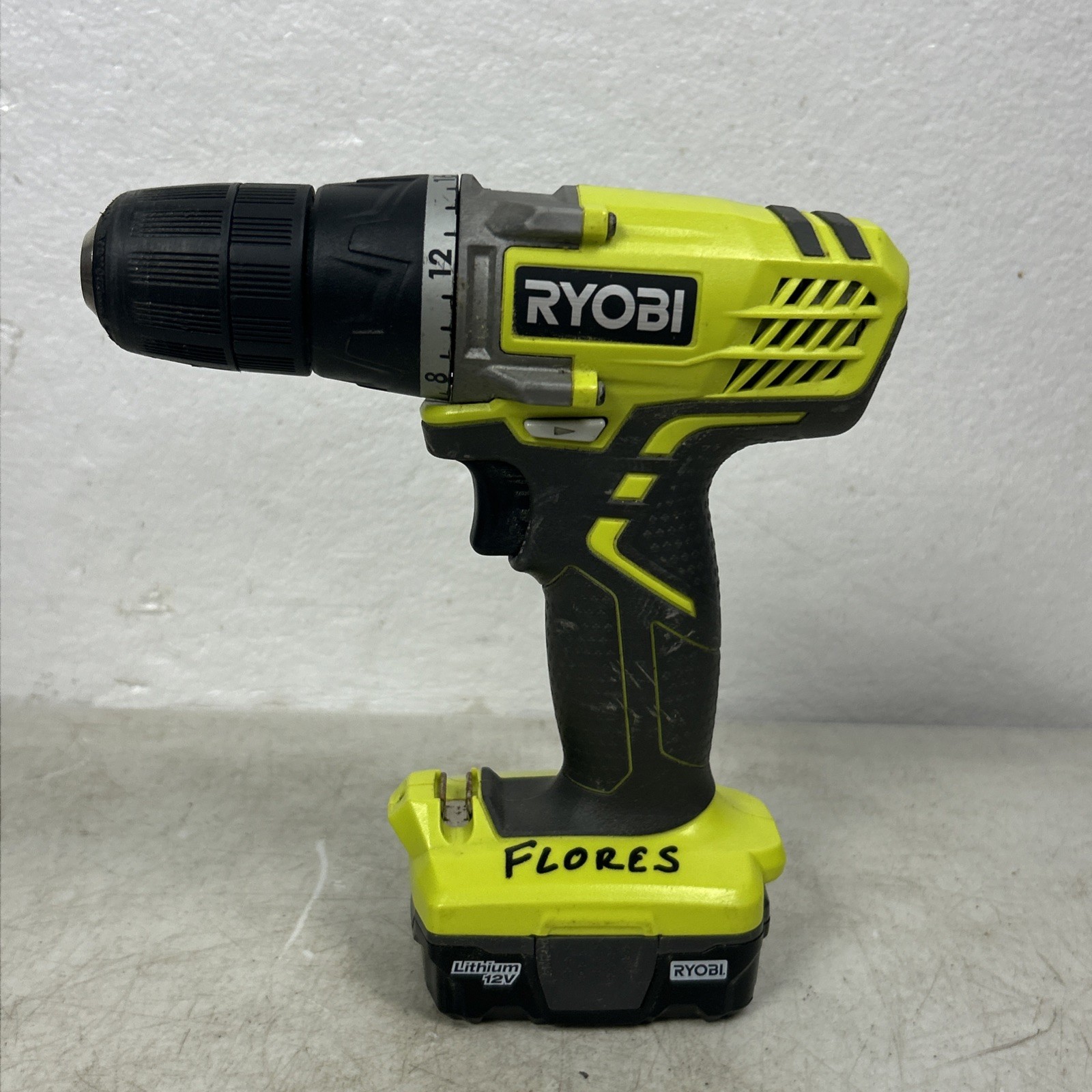 Ryobi HJP003 12V Cordless Drill/Driver Lithium-Ion Battery Included -  TESTED