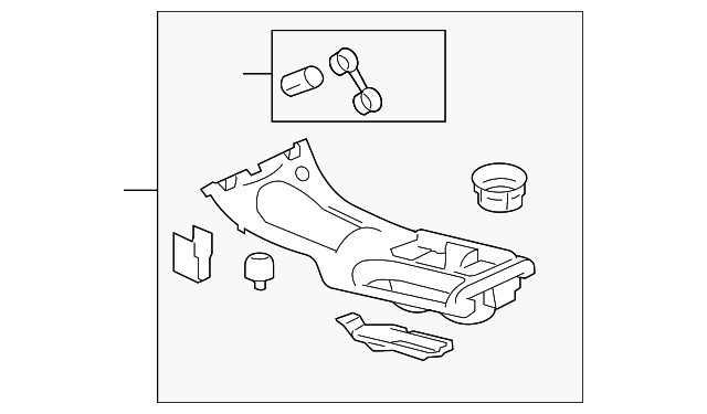 Genuine Mitsubishi Shift Panel MN121431HA