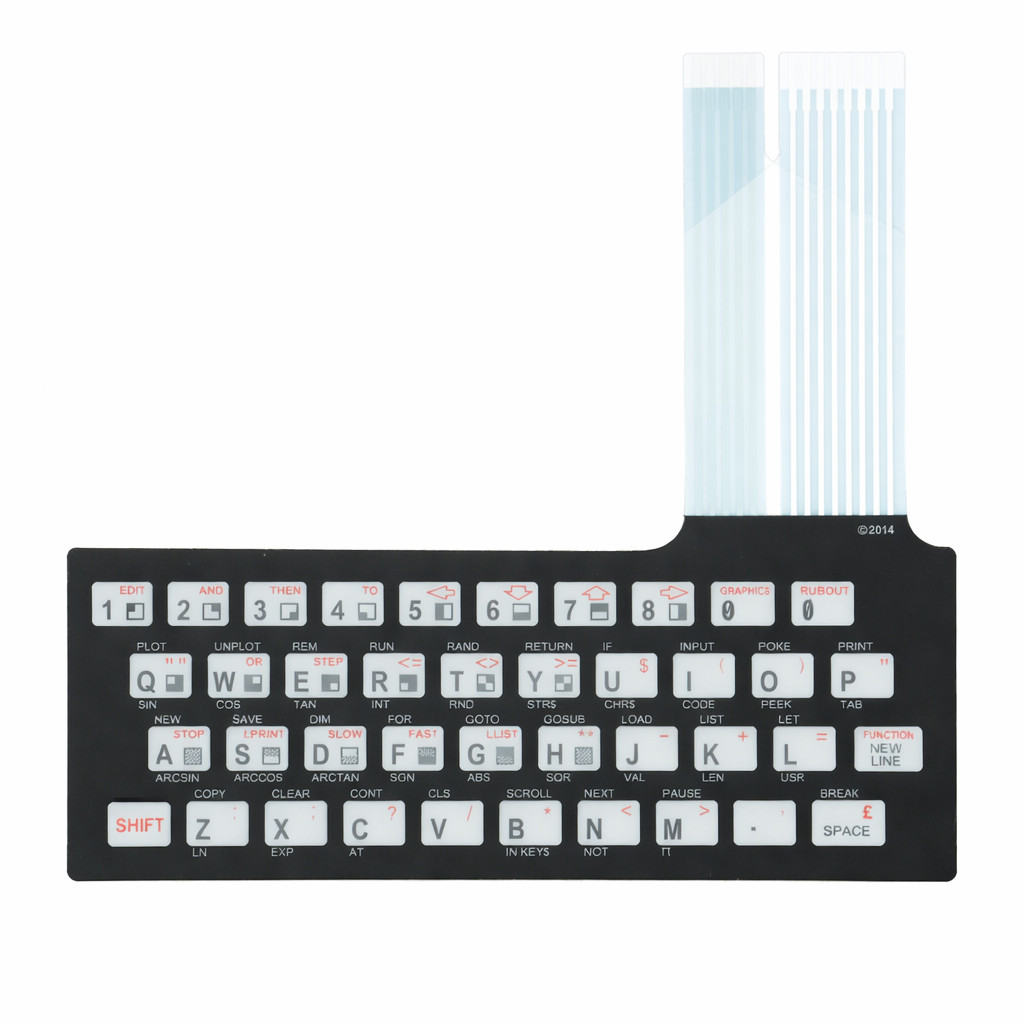 ZX81 Membrane Keyboard