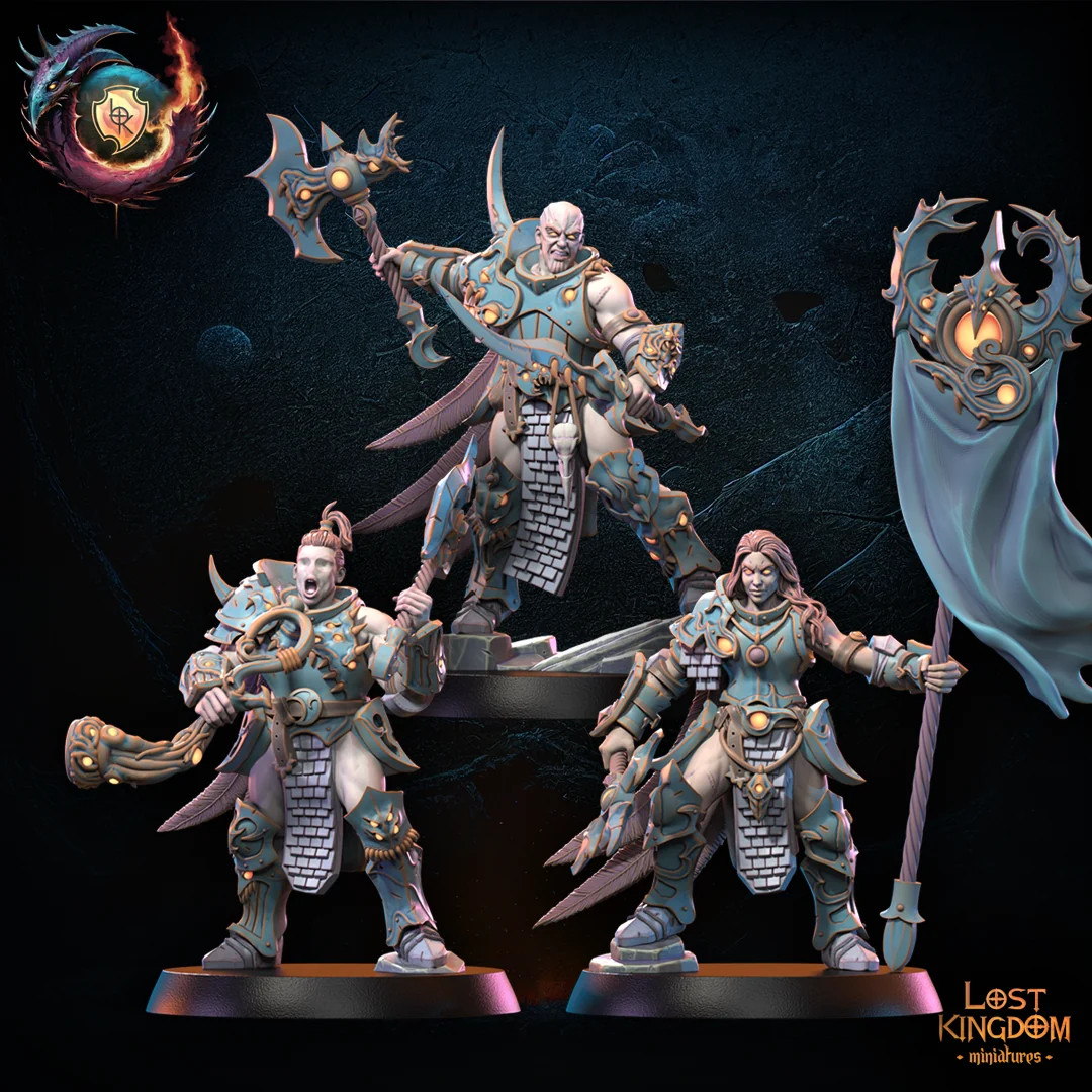 Transfiguration Regiment Command Group - Resin Tabletop Miniature