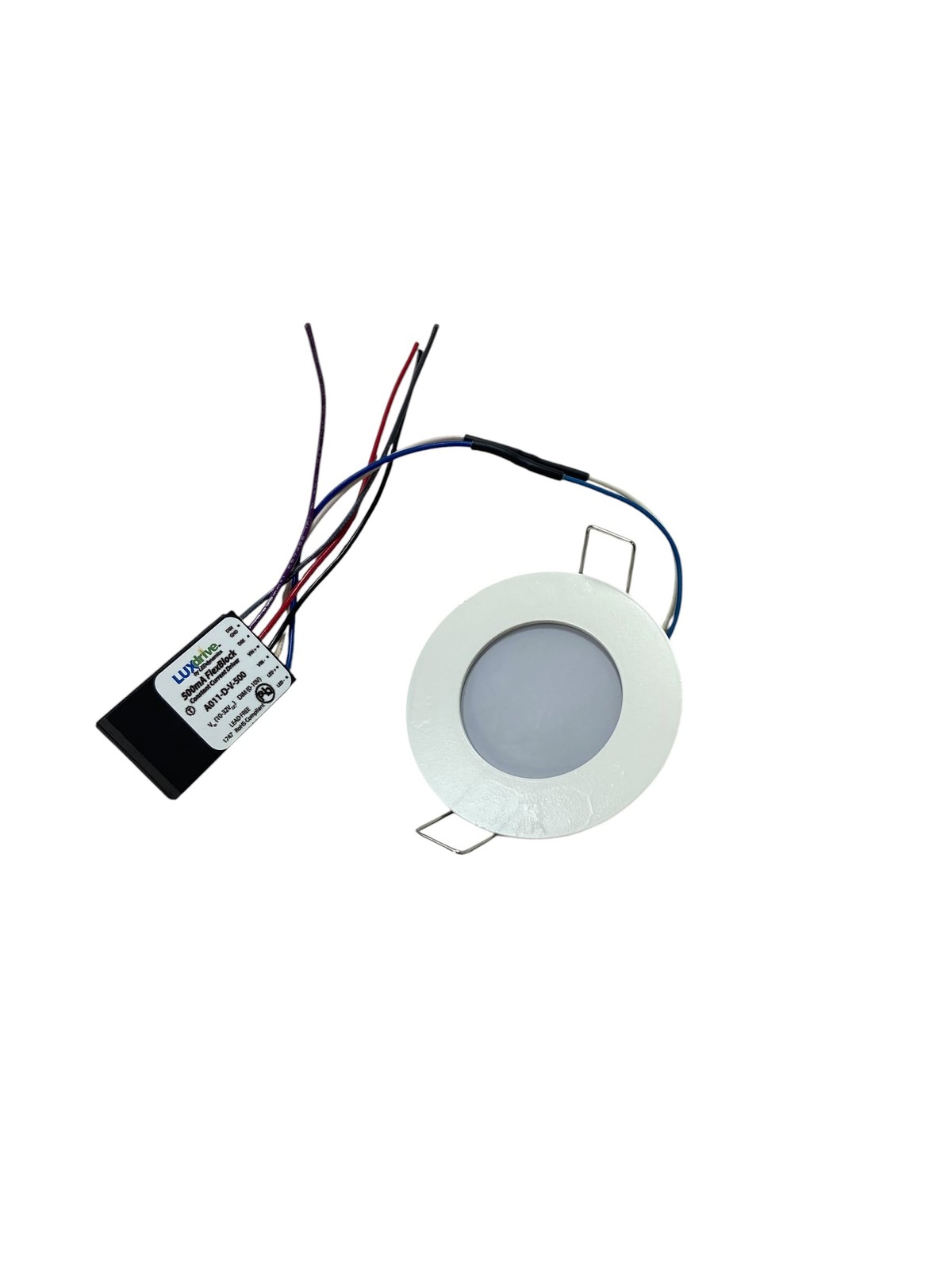 a Vision DV61 Overhead Light 3.15" 12 / 24V w/ FlexBlock DC LED Driver NEW OEM