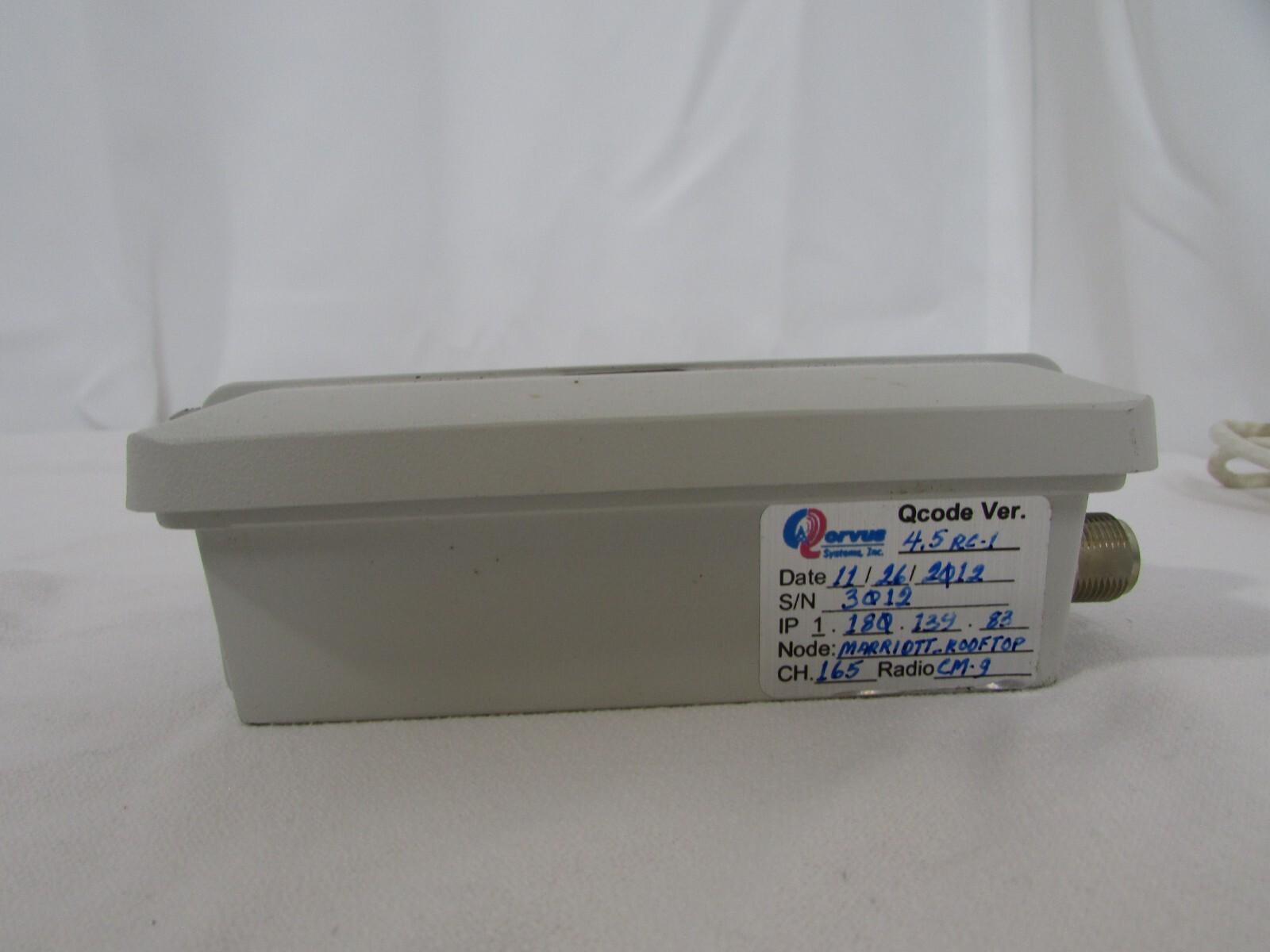 qorvus systems inc q-node qlite camera etc-- read details