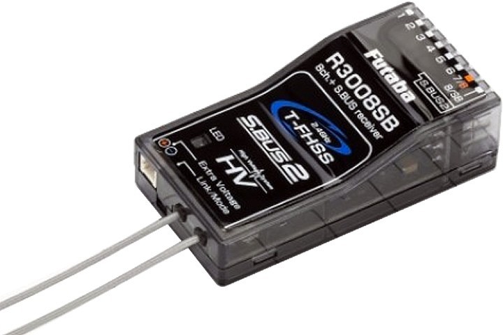 Futaba R3008SB 3008SB 2.4ghz FHSS Sbus Telemetry Airplane Receiver 10J FUTL7685