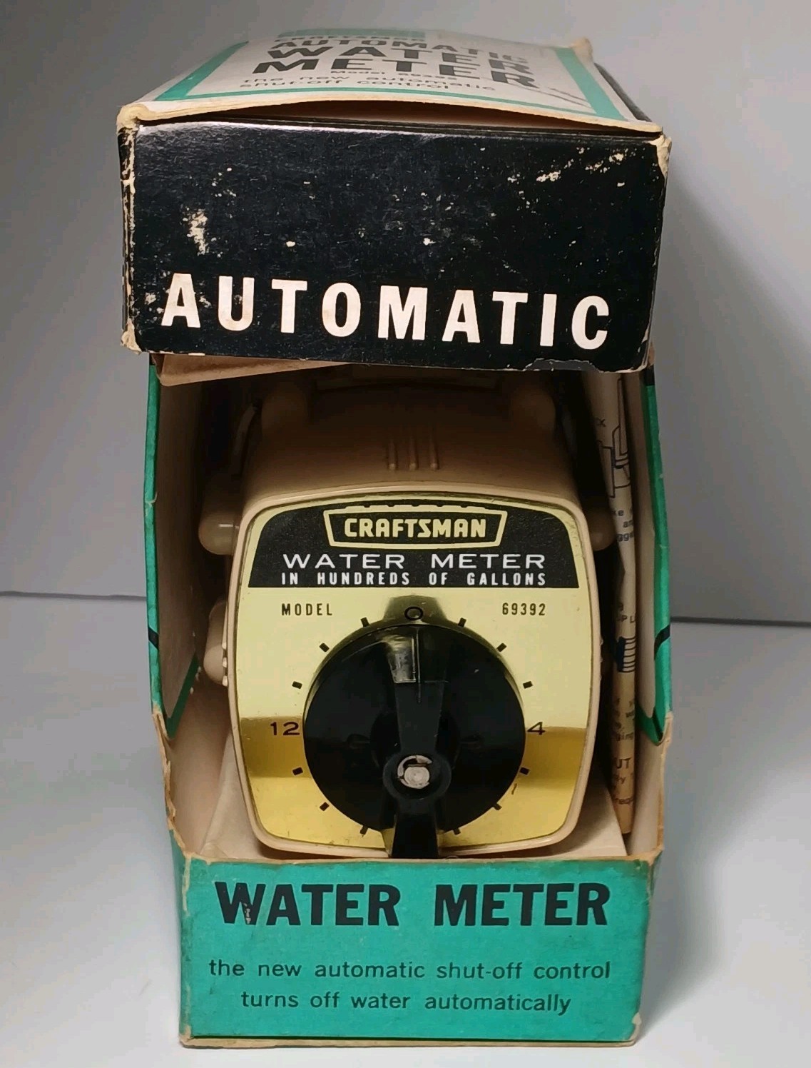 New In Box Vintage Craftsman Water Meter Automatic Model 69392 Untested NOS Item