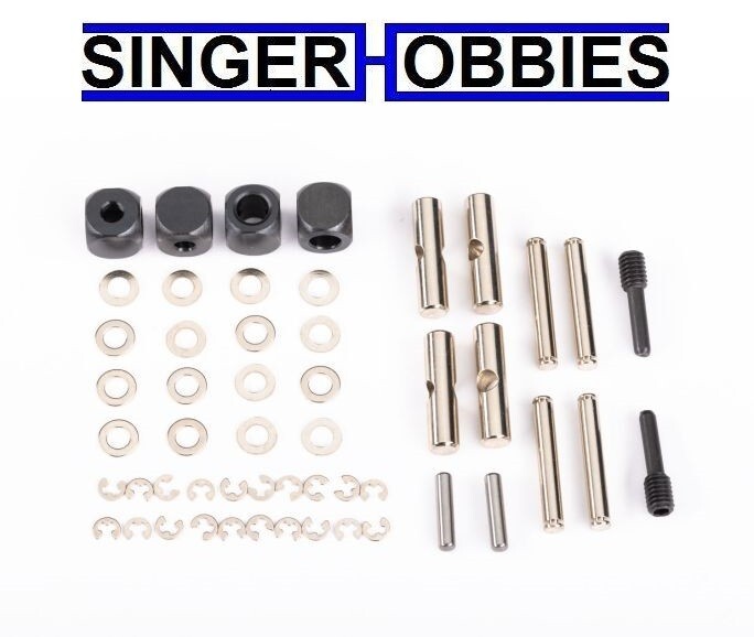 Traxxas 5452X U-Joints Driveshaft Carrier (4) / 4.5mm Cross Pin MAXX SLASH TRA1