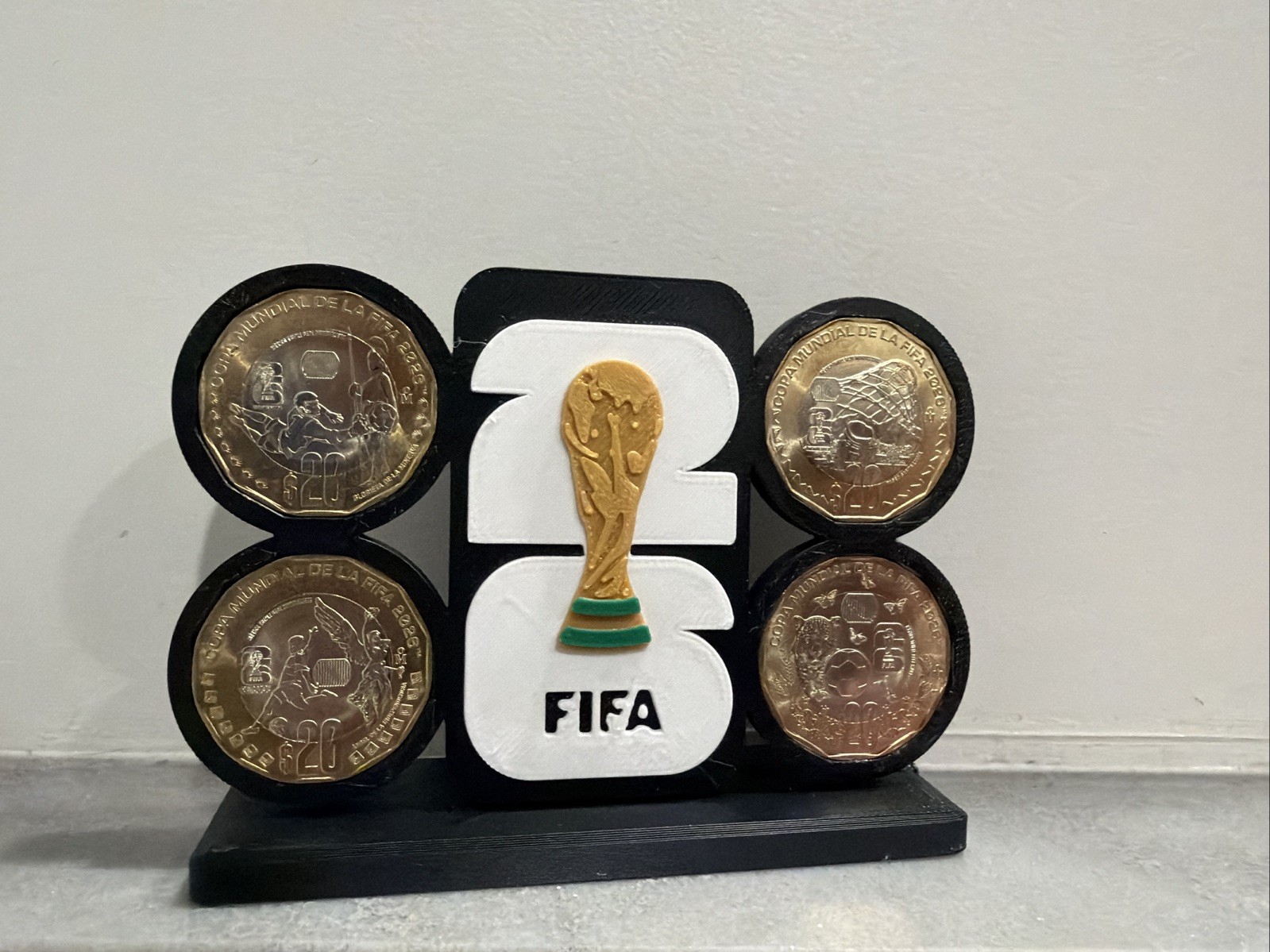 Mexico $20 Pesos, 4 Coin Full Set With Display, 2026 FIFA World Cup