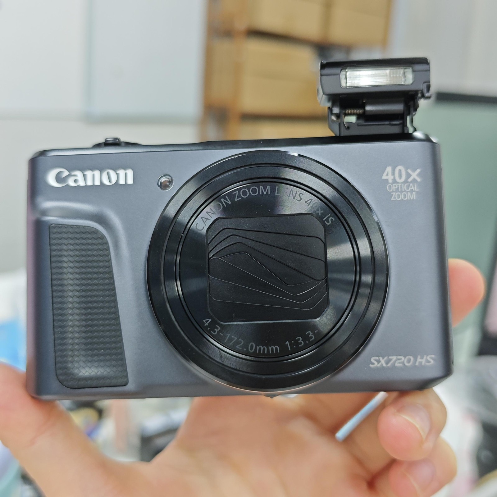 Canon PowerShot SX720 HS Compact Digital Camera Black 20.3MP 40x Zoom 90%New