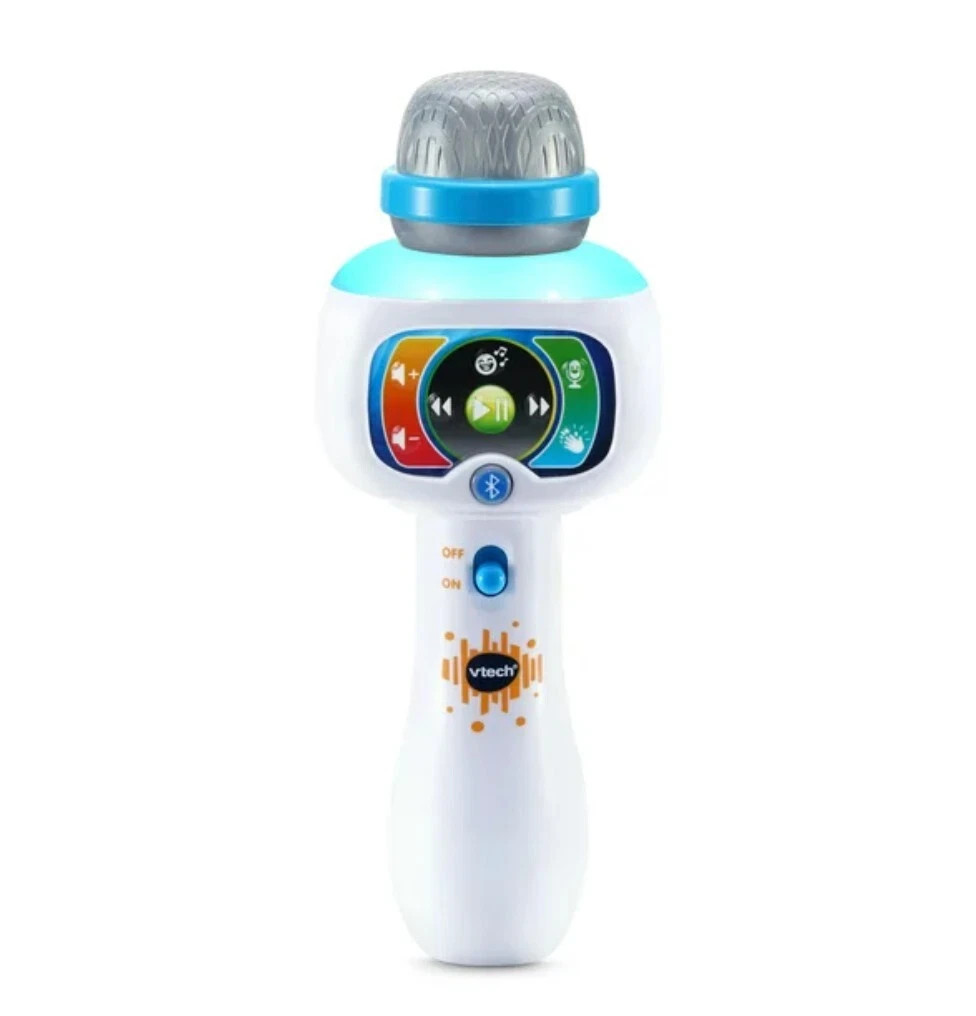 VTech Sing It Out Karaoke Bluetooth Microphone , White #5510 WORKS EUC _Joyful
