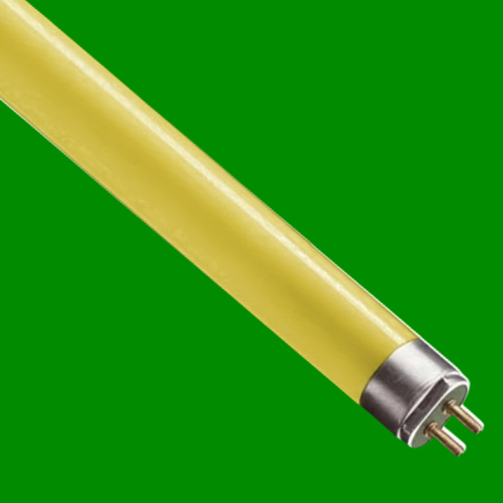 1x 8W T4 340mm (325mm) Yellow Coloured Fluorescent Tube 2pin G5 Strip Light Bulb