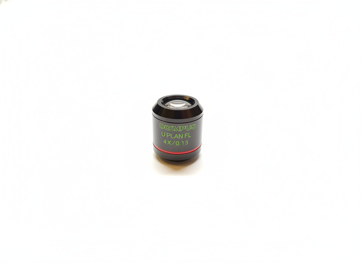 Olympus UPlanFl 4x 0.13 PhL Phase Contrast Microscope Objective Lens Made Japan