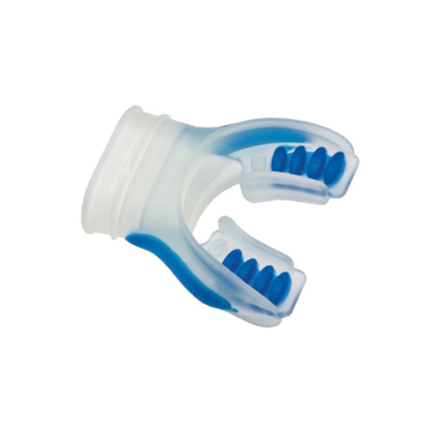 Comfort Cushion Mouthpiece for Regulators or Snorkels Clear/Blue
