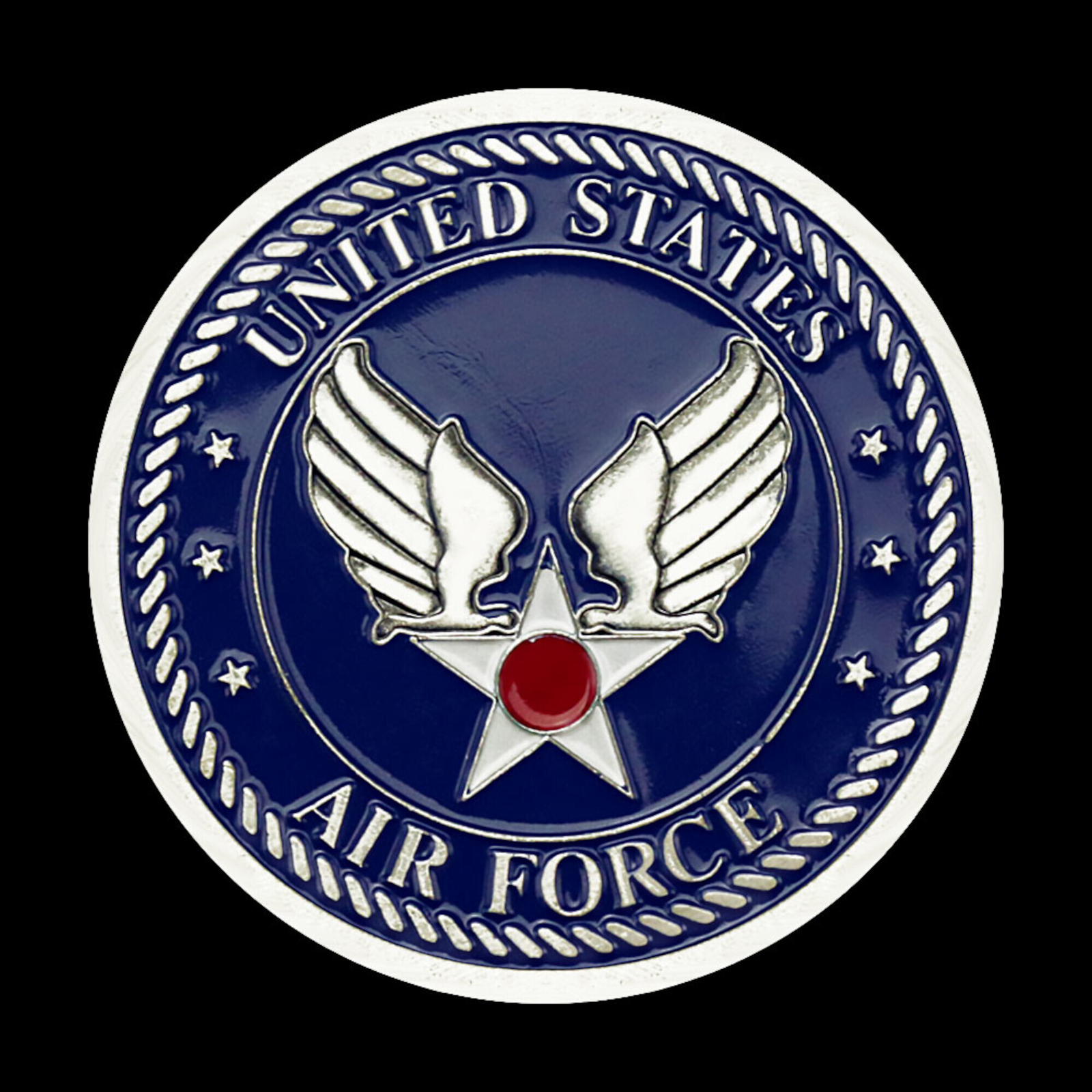Air Force Death Smiles at Everyone Challenge Coin