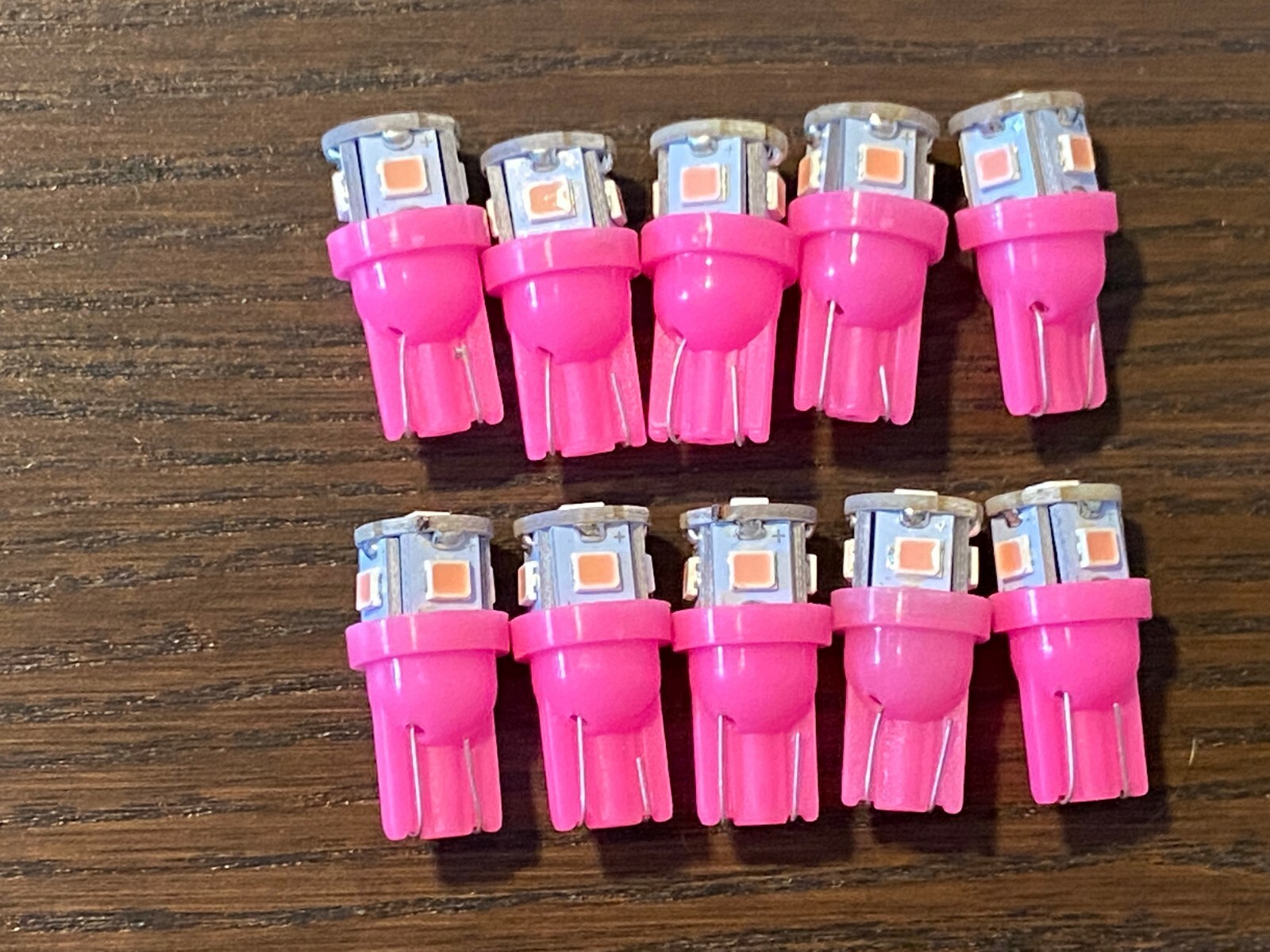 10 New Purple 8V Wedge Lamp LED Light Bulbs for Pioneer Project/One Receiver