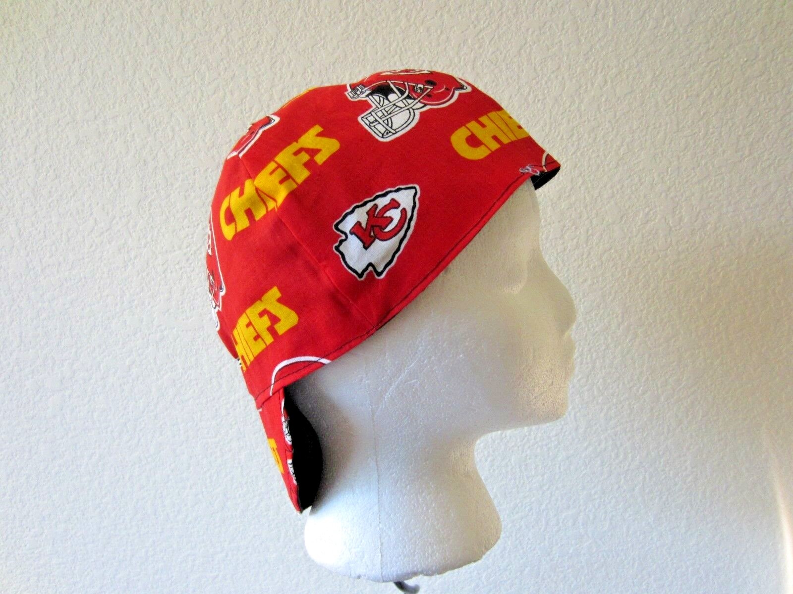 Kansas City Chiefs PRINT Welding Welders Hat Surgeon Caps