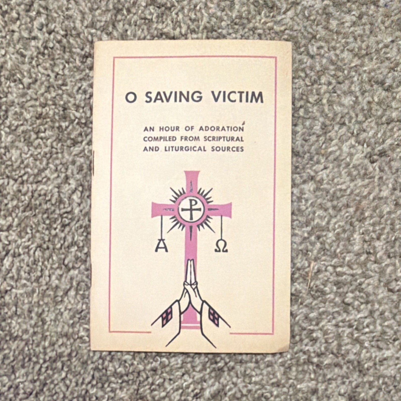 O Saving Victim Booklet Christianity Liturgical Library Series III No.10 1946