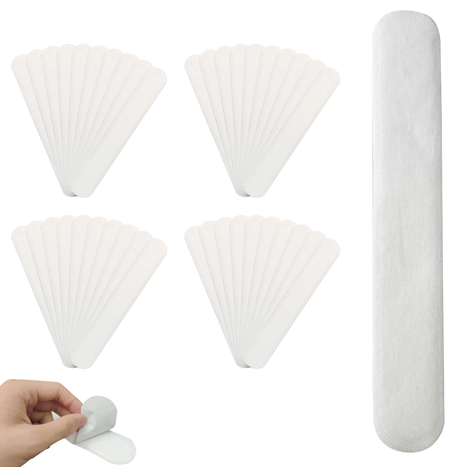 100 PCS Hat Sweat Liner ï¼ŒDisposable Sweat Protection Liners for Baseball