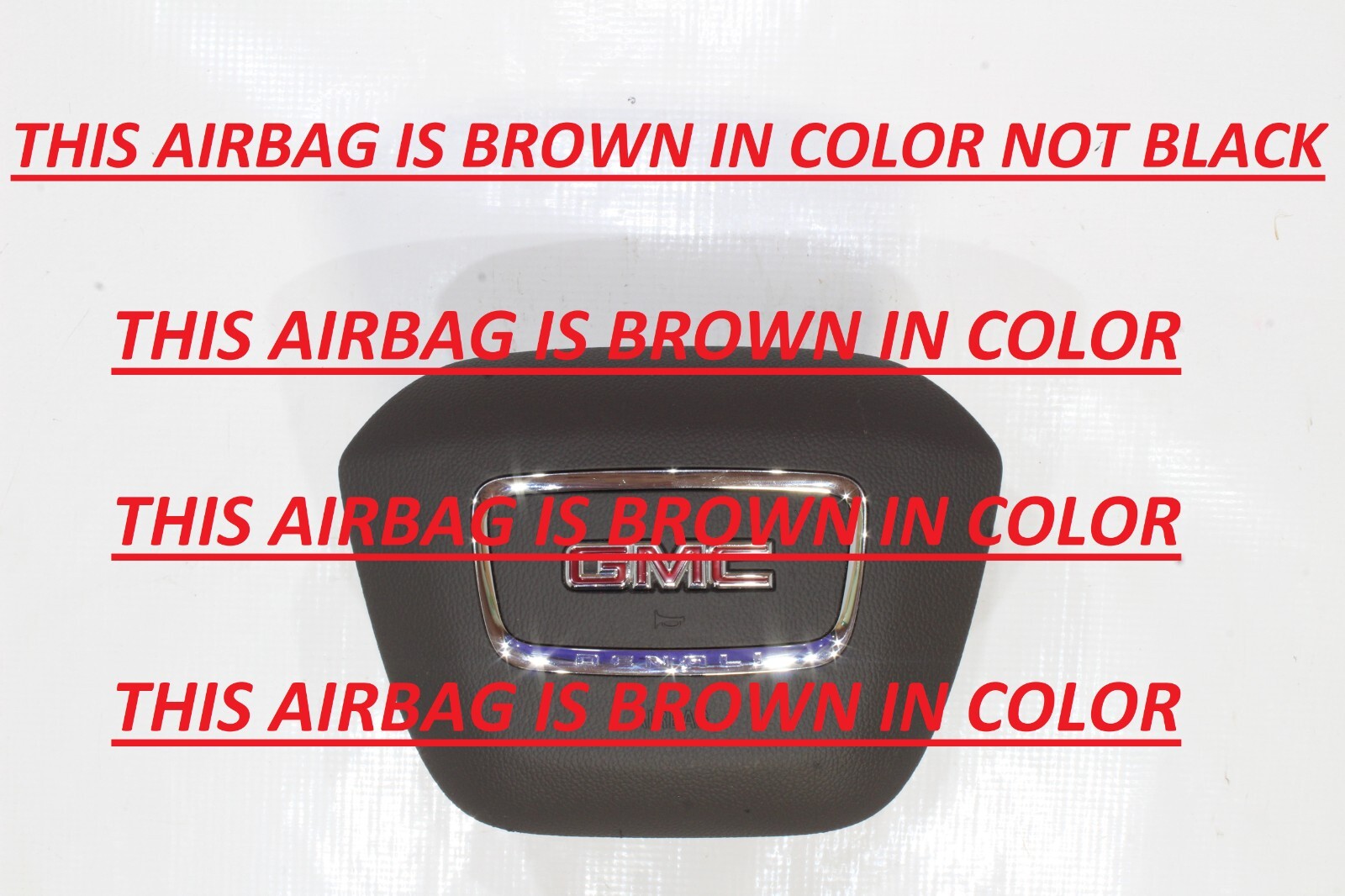 19 20 21 22 23  GMC ACADIA DENALI BROWN DRIVER WHEEL AIRBAG 3-PIN OEM AIR BAG