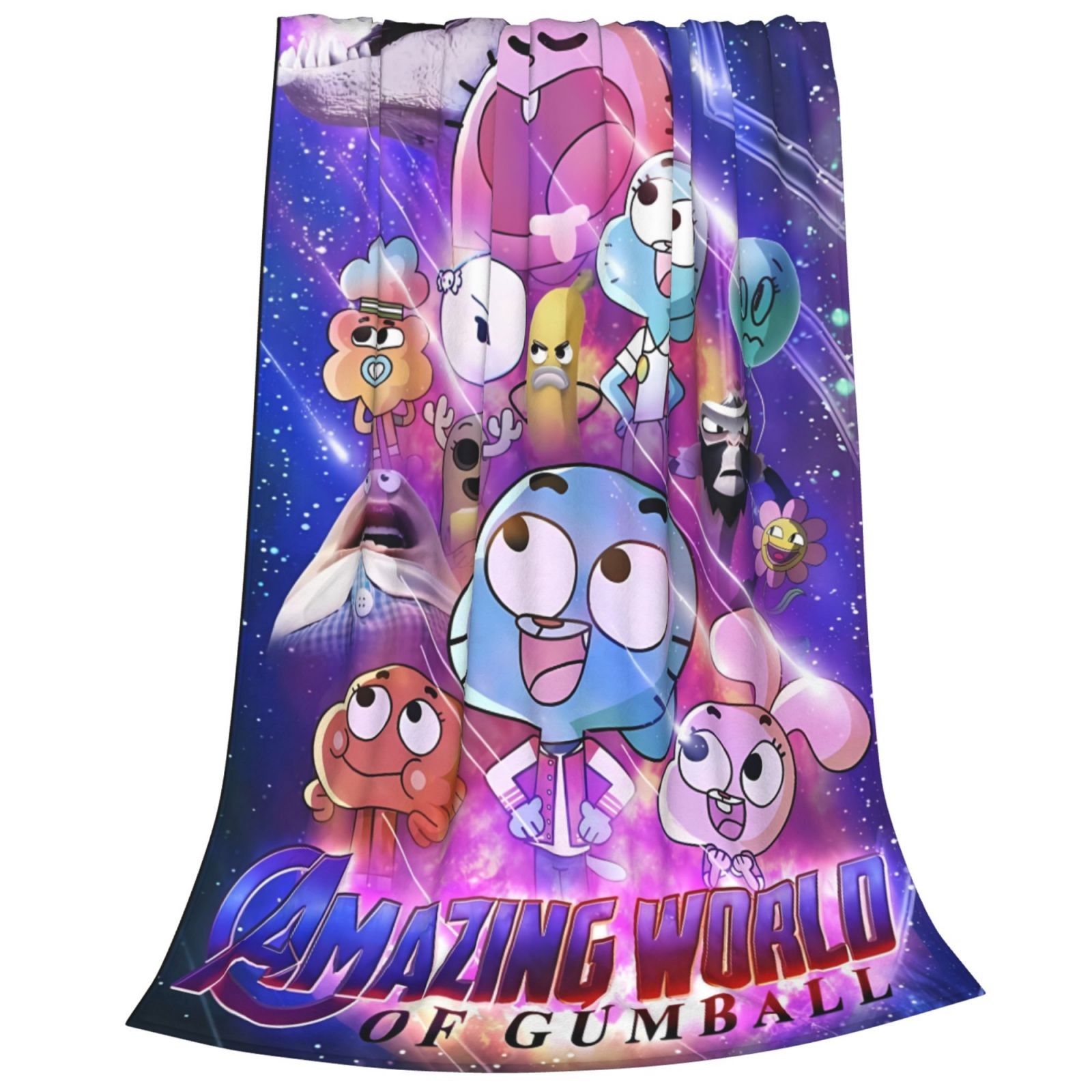 The Amazing World of Gumball Blanket Soft Flannel Material Multi-Purpose Use