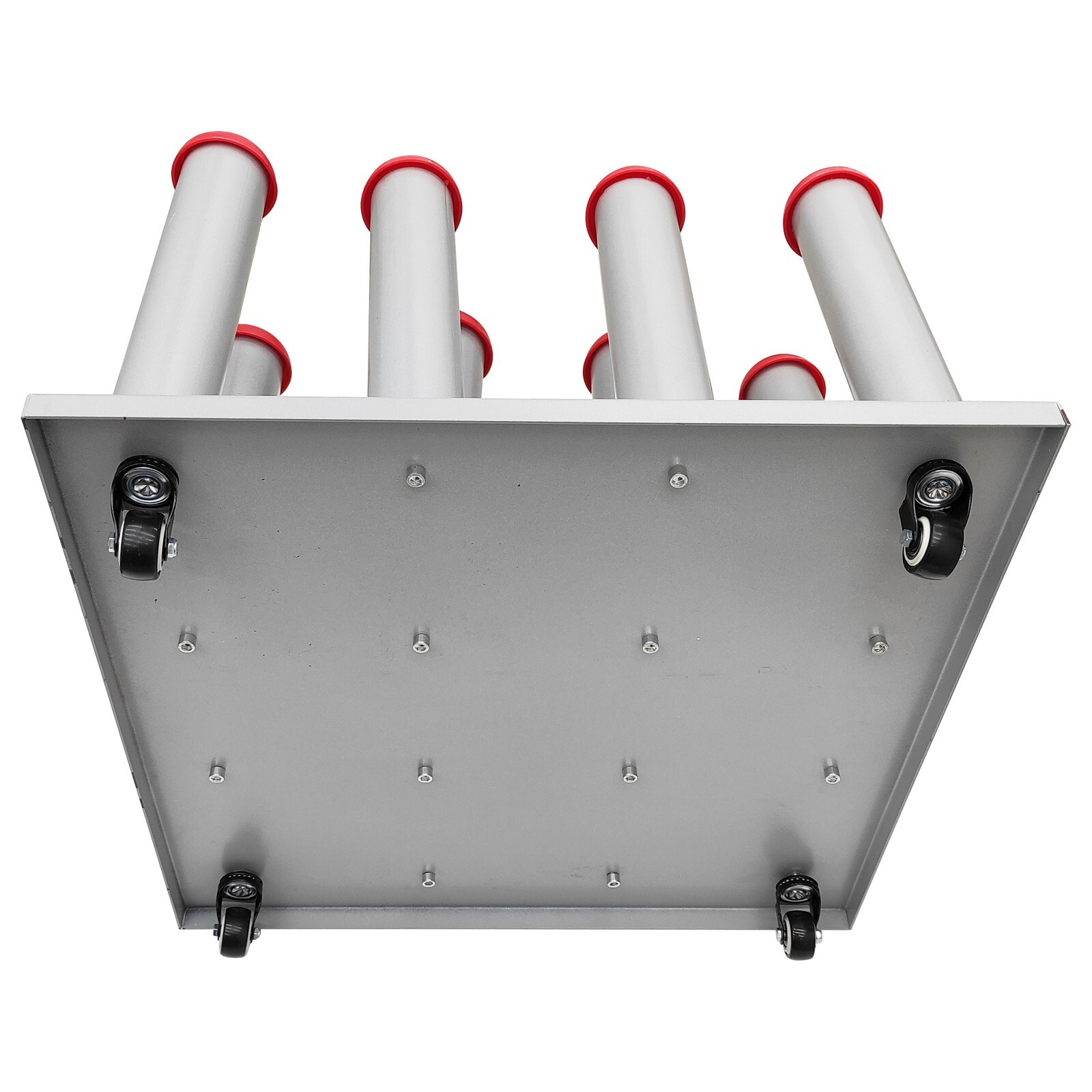 16 Movable Roll Material Storage Frame 4*4 Column Roll Material Storage Cart